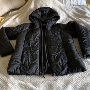 PUFFY PATAGONIA JACKET BLACK